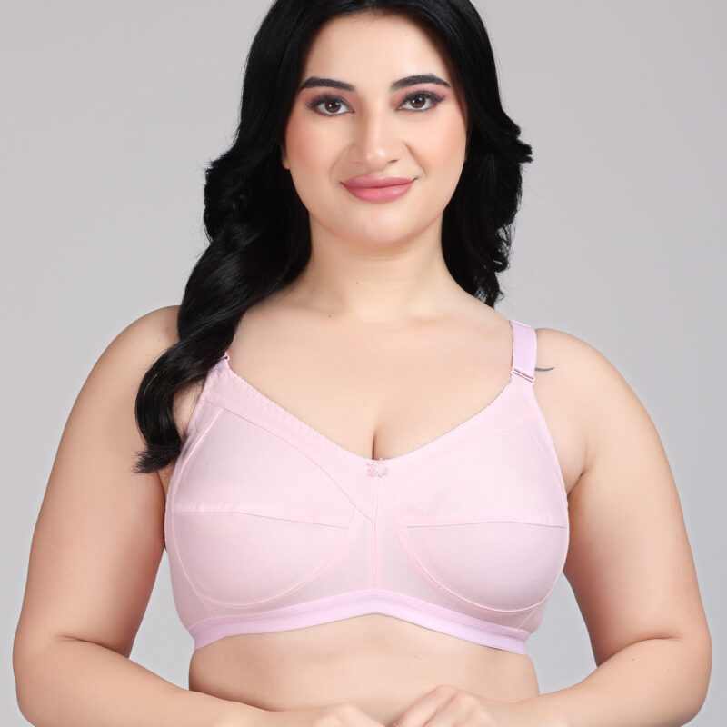 Pink Full Coverage Bra