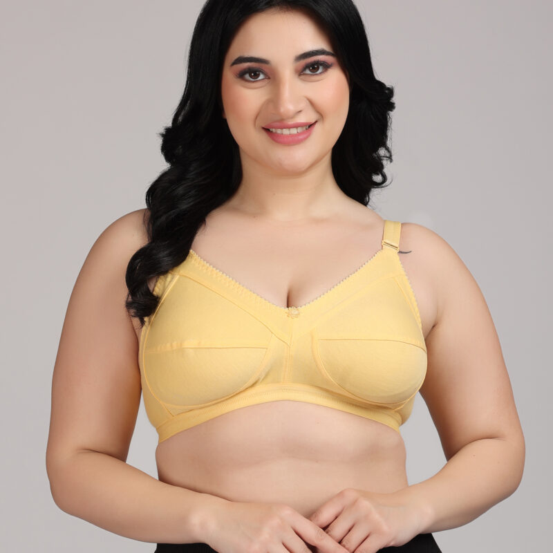 Yellow Full Coverage Bra