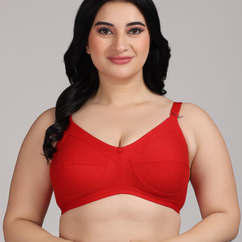 Red Full Coverage Bra