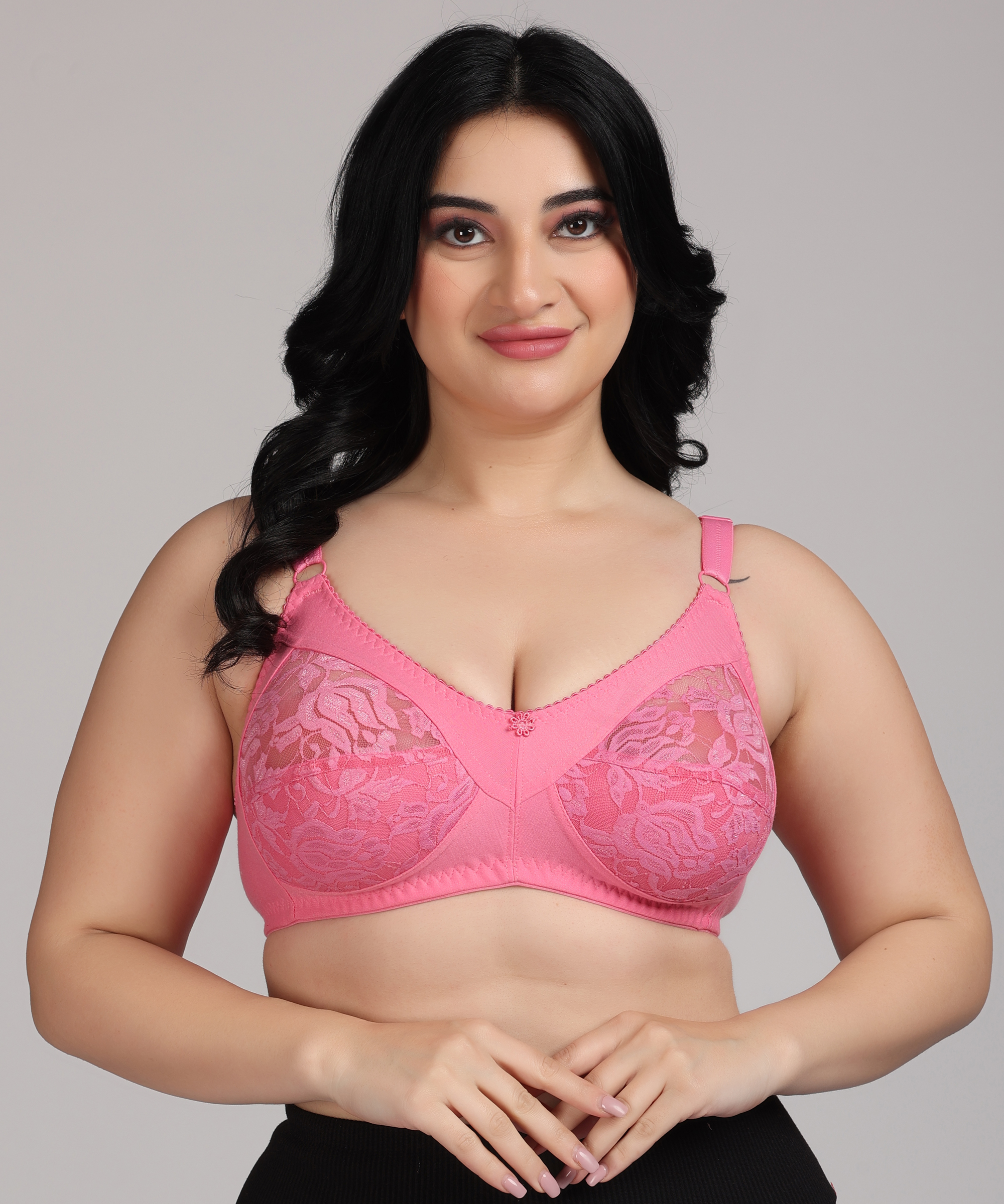 Rose Net Bra for Women