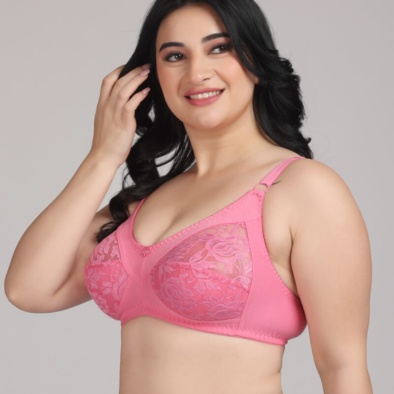 Rose Net Bra for Women | Soft Non-Padded Fashion Bra