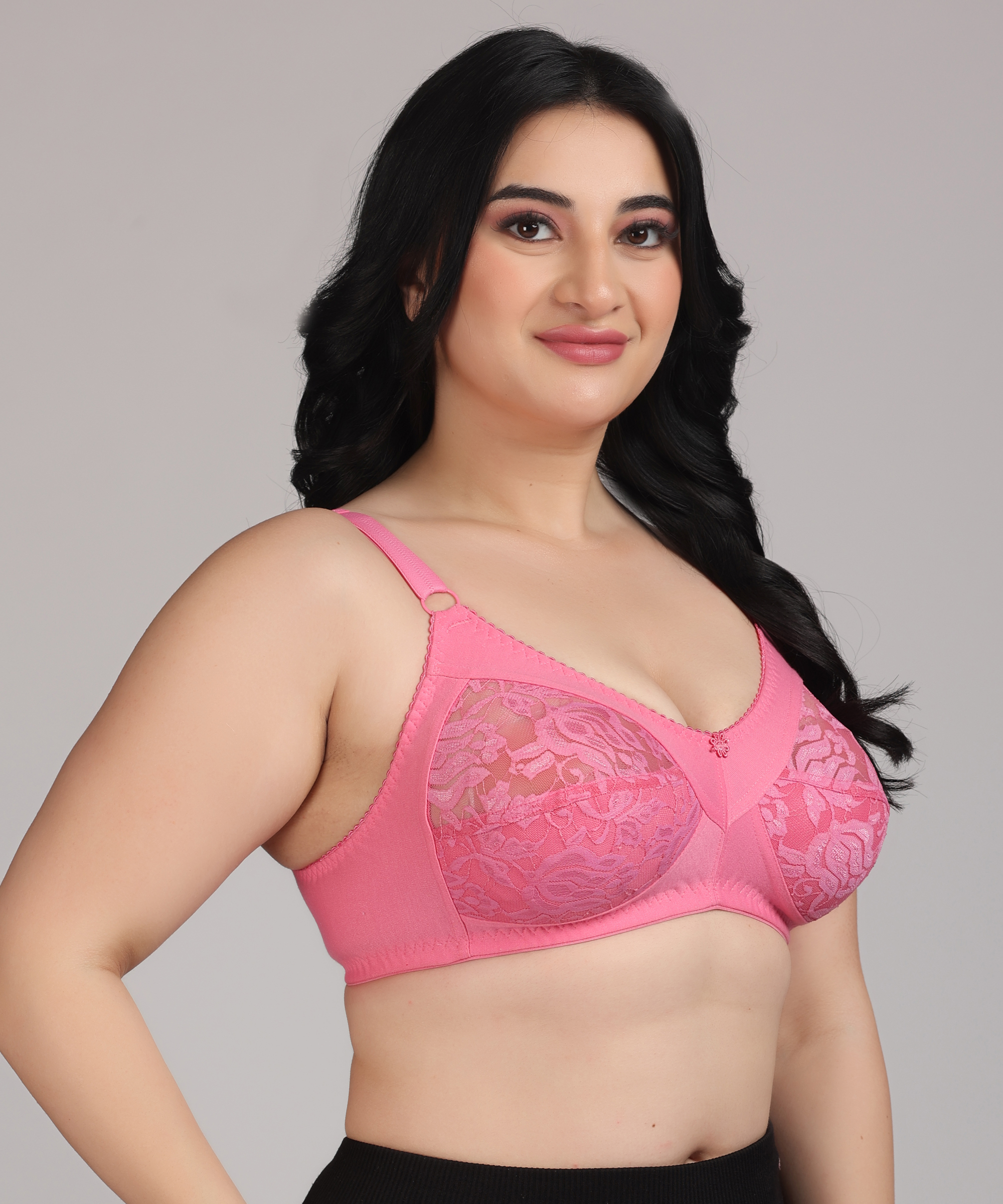 Rose Net Bra for Women | Soft Non-Padded Fashion Bra - Image 5