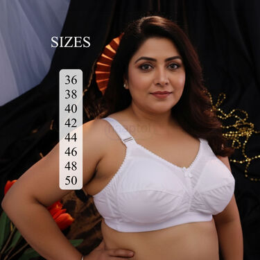 Pack of 3 Full Coverage Daily Wear Bust Support Bra - Plus Size Only - Image 2